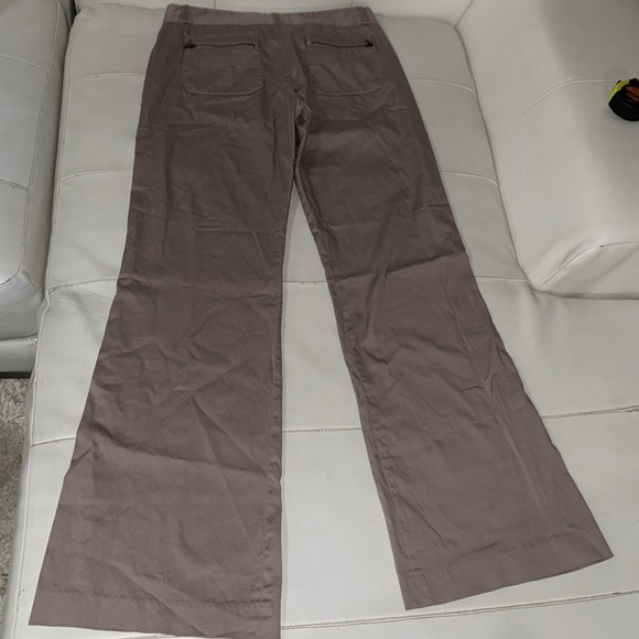 Tara Jarmon cotton trouser in Mauve bootcut size 40 / 8 - Picture 6 of 7